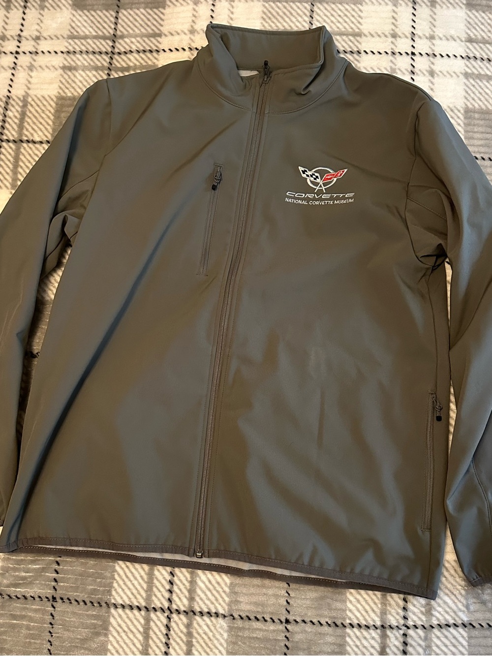 Corvette Jacket National Corvette Museum Full Zip Insulated Men’s Size Medium